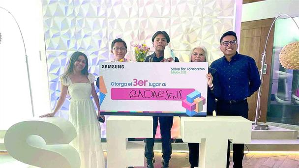 Ganan tercer lugar en el certamen Samsung Solve