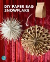 How to Make a Snowflake With Paper Bags