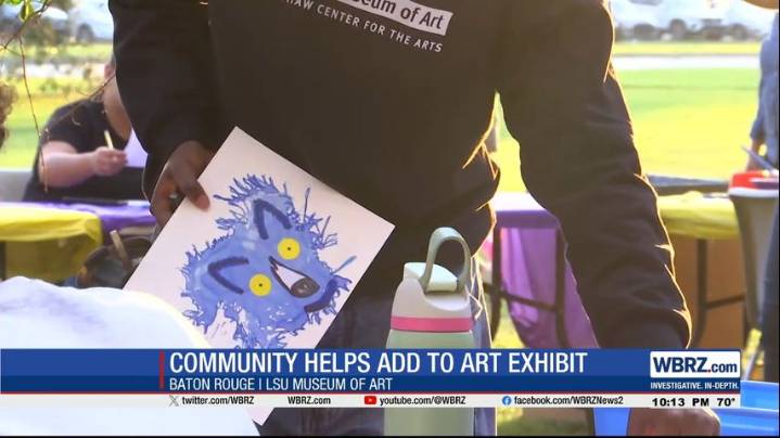 LSU Museum of Art shows versions of 'Blue Dog' painting painted outside of vet school