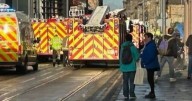 Edinburgh pedestrian 'hit by tram' as area locked down in major emergency response