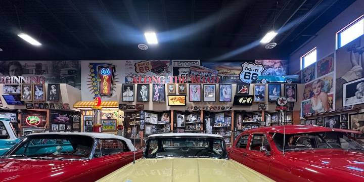 Russell family shares car collection with free museum near Endee, New Mexico