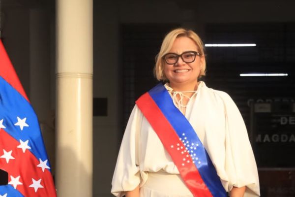 Rueda de prensa - Posesión de Margarita Guerra como Gobernadora el Magdalena