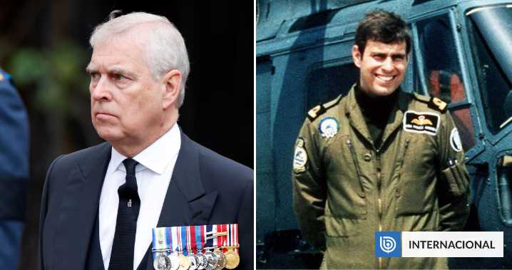 Pese a perder sus títulos militares: ex príncipe Andrés conservará su medalla como ’Héroe’ de Malvinas