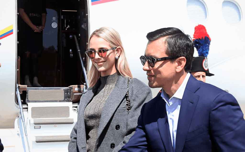 Noboa viaja a EEUU en medio de proceso electoral en Ecuador