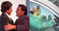 Big B self-drives to meet ailing Dharmendra post
