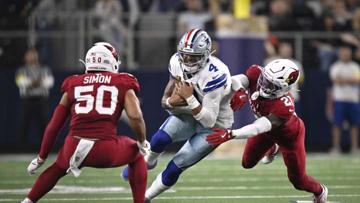 Dak Prescott rolled his ankle, but says it's "fine"