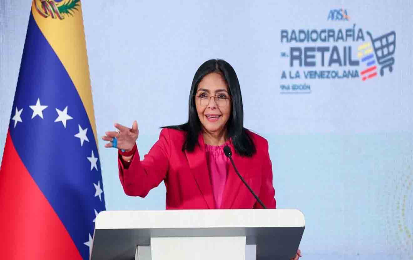 Vicepresidenta Delcy Rodríguez: Venezuela alcanza 97% de abastecimiento nacional y consolida su recuperación económica