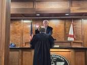 New Leeds administration sworn into offices