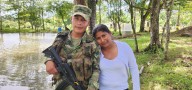 Ejército Nacional sorprendió al soldado Jean Carlos Viuche en el Día de la Madre