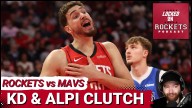 Houston Rockets SURVIVE Ugly Battle Against Mavericks | Kevin Durant & Alperen Sengun DELIVER Late