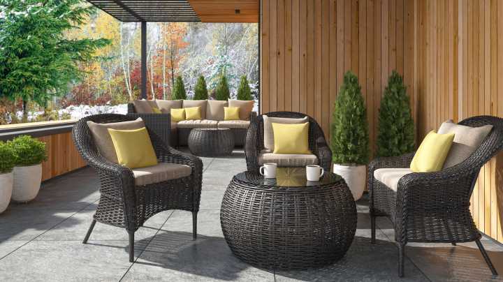 Protect Your Outdoor Rattan Furniture From Cold Weather With A Kitchen Essential