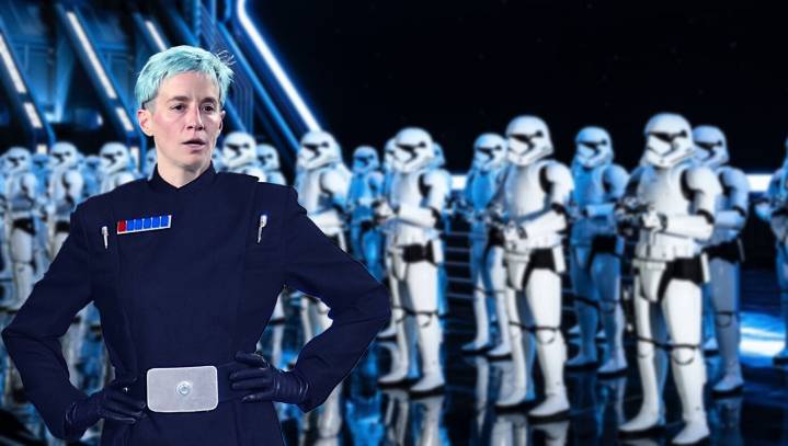Megan Rapinoe Gets New Job With Galactic Empire Training Stormtroopers To Shoot