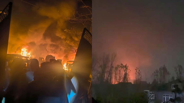 Accidental blast during explosive inspection rocks Nowgam PS; 9 killed