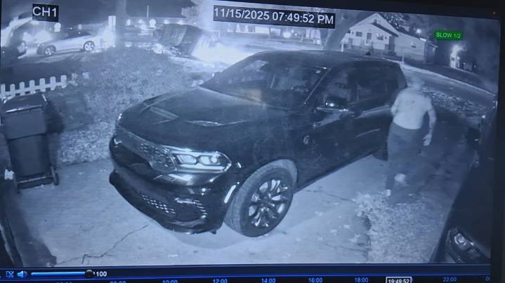 Security camera catches neighbors rushing to help after fiery crash, ejection in Michigan