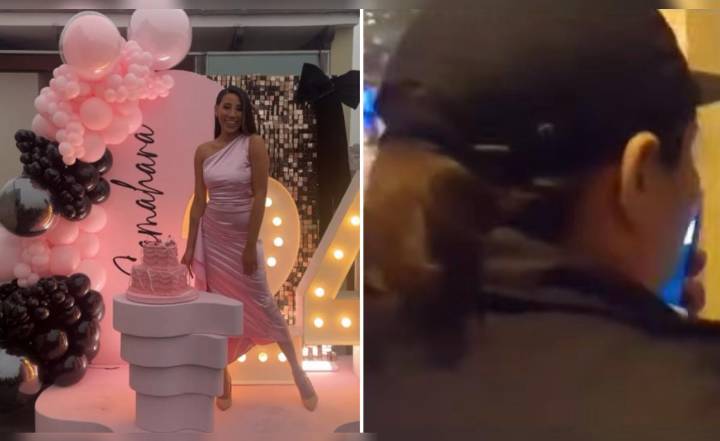 Samahara Lobatón festeja su cumpleaños hasta horas de la noche, pero Serenazgo llega a su condominio