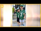 NFL player gives jerseys to a couple special fans after being traded