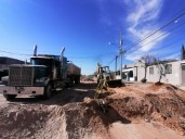 Inicia Obras Públicas pavimentación con concreto hidráulico en la calle Fernando Villalobos