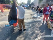 CNTE retira plantón frente a la Cámara de Diputados