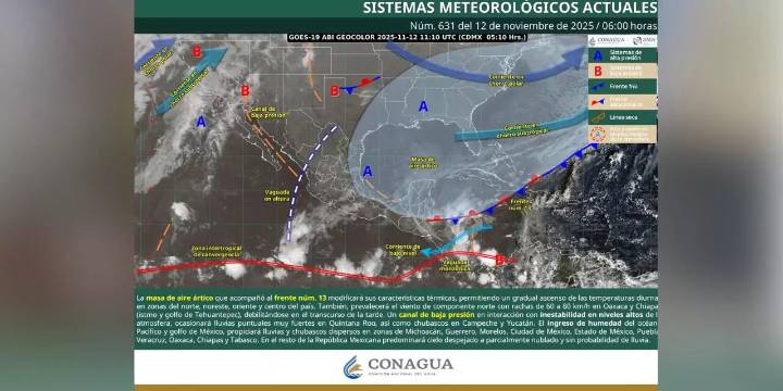 Se debilita el frente frío No. 13, pero Oaxaca se prepara ante posibles heladas en zonas serranas