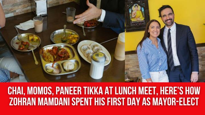 Chai, Momos, Paneer Tikka At Lunch Meet, Here’s How Zohran Mamdani Spent His First Day As Mayor