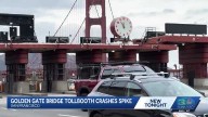 A record number of drivers are crashing into the Golden Gate Bridge toll plaza this year