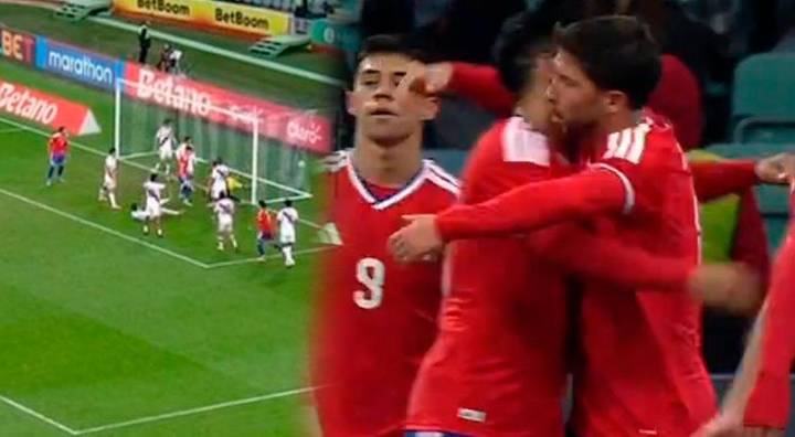 ¡Con 10 jugadores! Gol de Felipe Loyola para que Chile iguale 1