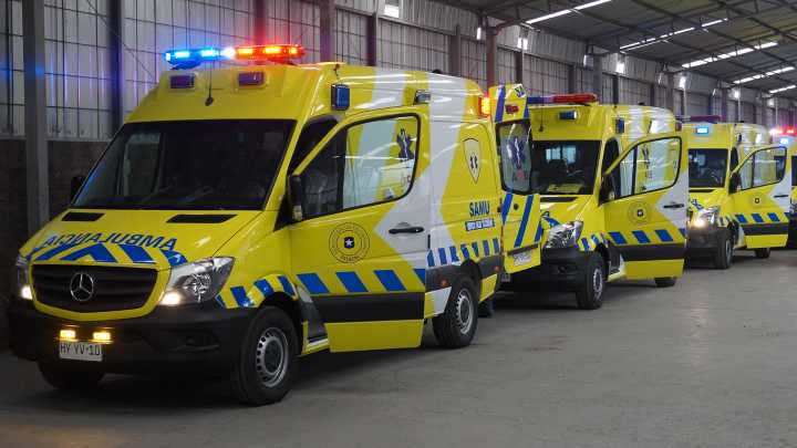 Alarma por déficit de móviles SAMU en el Maule: 18 para más de 1,2 millones de personas