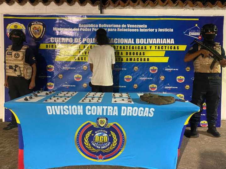 Detienen a joven con casi 100 gramos de presunta marihuana en el Delta
