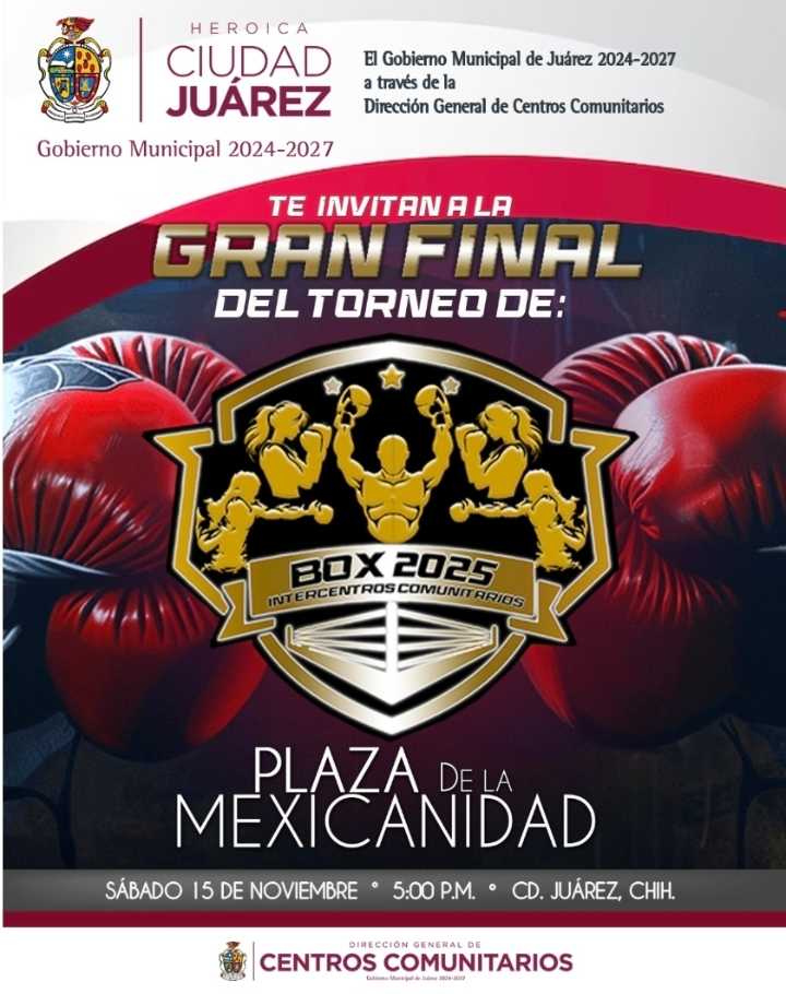 la final de box Intercentros Comunitarios