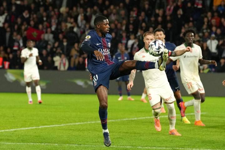 PSG forward Dembélé is fit to face Bayern Munich in the Champions League