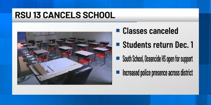 Classes cancelled at RSU 13 following student’s death