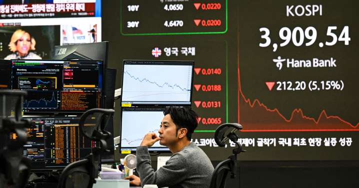 International stocks slide as concerns about AI and tech company values spread