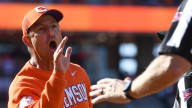 Dabo Swinney erupts on sideline as Clemson loses again