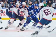 Fantilli’s three points powers Blue Jackets over Maple Leafs in overtime