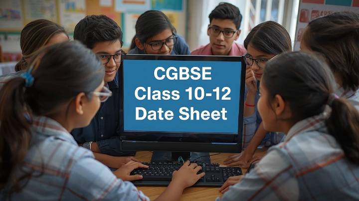 CGBSE Exam Date Sheet 2026 OUT: Check Class 10 And 12 Time Table