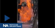VIDEO: Imágenes impactantes de la explosión por escape de gas en Caballito