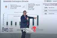 "Récord histórico": Ebrard presume crecimiento de la inversión extranjera directa en México en 2025