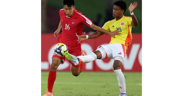 Colombia cumple ante Corea del Norte y accede a los dieciseisavos del Mundial Sub