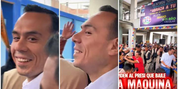 “Presidente, baile ‘La Máquina’”: José Jerí reacciona ante inusual pedido en acto oficial y alcalde de Comas publica el video