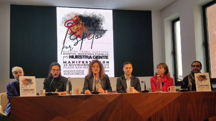 La protesta autonómica por la "catástrofe" de los incendios se efectuará el día 23 en León