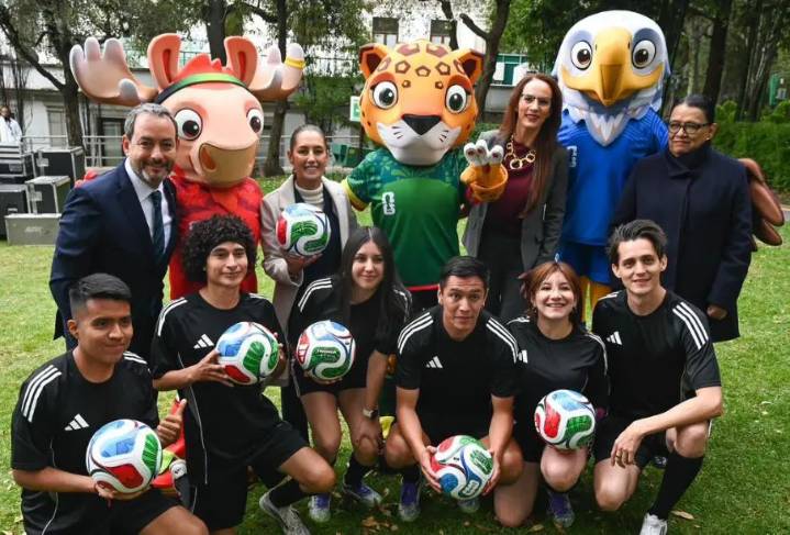 Se construirán canchas y habrá “Mundialitos” en todo México: Sheinbaum presenta el Mundial 2026