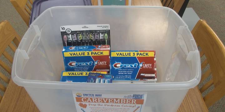 Amarillo Public Library taking donations of winter gloves, hygiene products