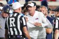 Ole Miss' Lane Kiffin, UF's top target, asked about future