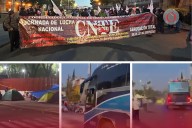 Caos en la México-Cuernavaca: miembros de la CNTE bloquean la caseta este viernes 14 de noviembre