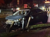 NYPD responds to overturned vehicle in Staten Island's Oakwood section
