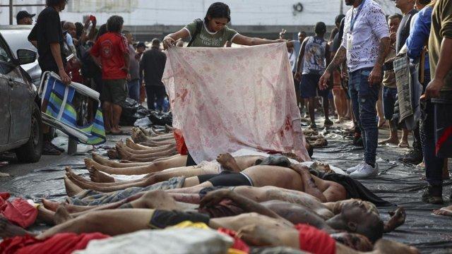 Policía de Río de Janeiro se defiende: 95% de muertos eran de Comando Vermelho