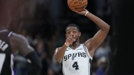Fox's season-high 28 points leads Spurs past Kings, 123-110, as Wembanyama sits out with calf injury