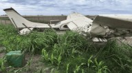 Un avión que llevaba cocaína se accidentó en un campo de Arequito