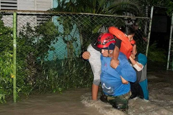 Más de 2,000 evacuados hasta el momento por las inundaciones asociadas a Melissa en Cuba