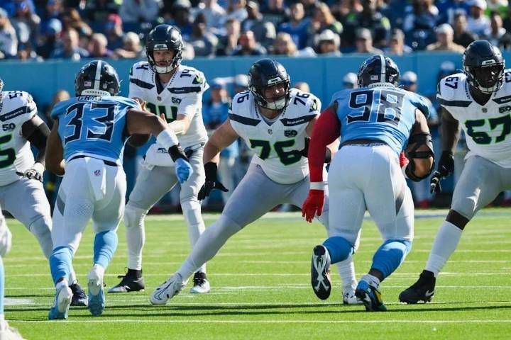 Seahawks’ Grey Zabel hard on himself for play at Titans